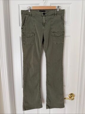 Sanctuary Women’s Cargo Pants | Size 31 | Olive Green | Flared Leg
